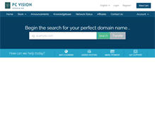Tablet Screenshot of pcvision.name